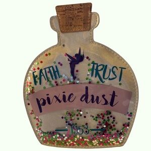 Disney Tinker Bell Cosmetic Bag Faith Trust Pixie Dust 1953
